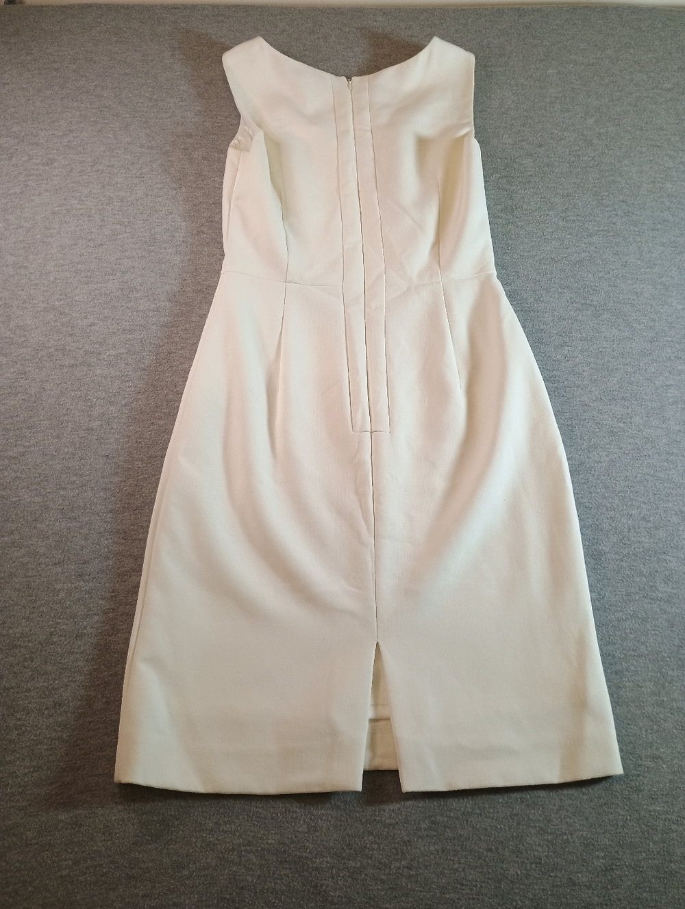 Antonio Melani Women's Size 2 Sleeveless Cream Dress with Gold Stud Detail - Picture 9 of 15